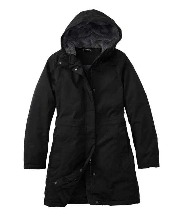 Women's Petite Winter Warmer Coat Gray Extra Large, L.L.Bean