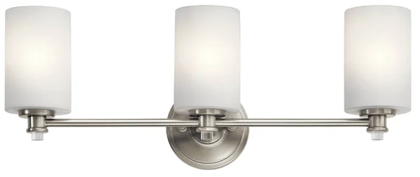 Kichler 45923NI Brushed Nickel Joelson 3 Light Bath Light