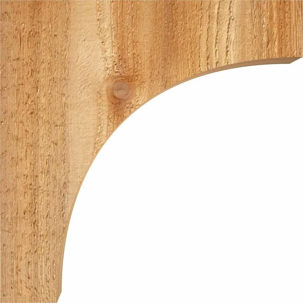 Ekena Millwork COR06X08X12HUN00RWR 6x22W x 8x22D x 12x22H Huntington Rough Sawn Corbel, Western Red Cedar