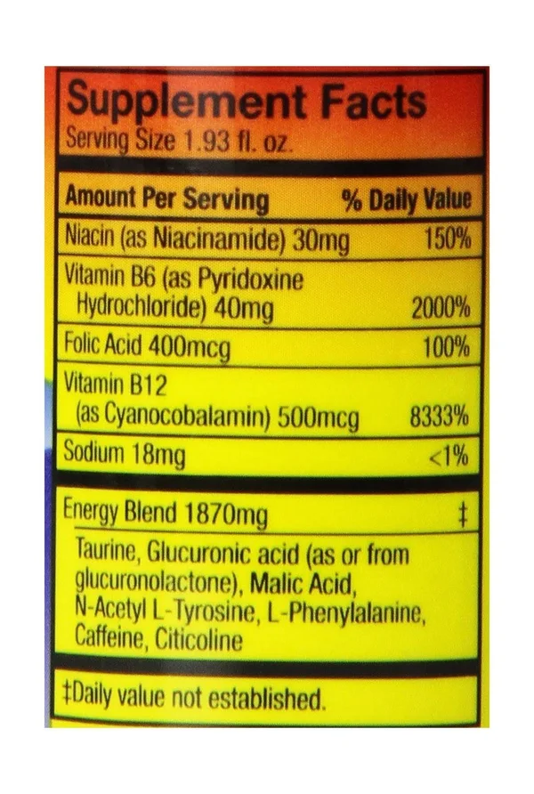 5 Hour Energy Shot, Grape, 24 Count