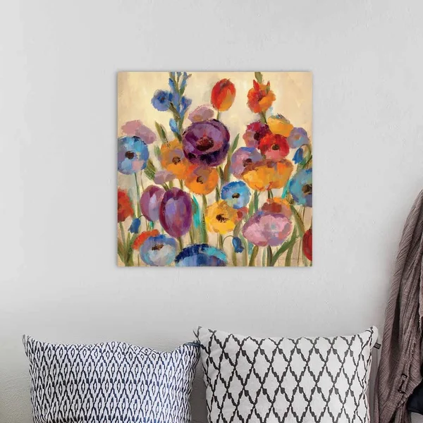 Garden Hues I, Canvas Wall Art, 20x20, Great Big Canvas