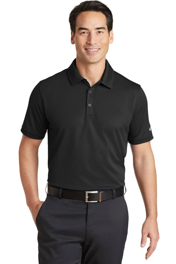 Nike 746099 Dri-Fit Solid Icon Pique Modern Fit Polo 3XL Black