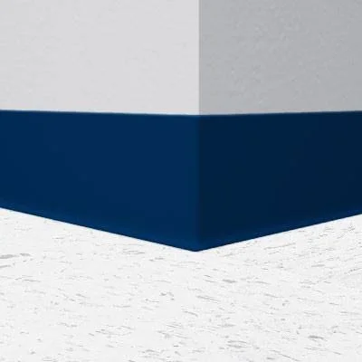 Roppe 700 Series Deep Navy 4x22 x 1/8x22 Rubber Cove Molding 4x22 x 120& Roll - Straight (Toeless)