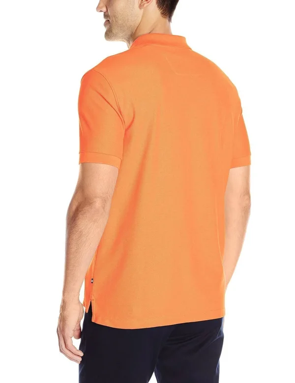 Nautica Men's Short-Sleeve Solid Deck Polo Shirt Red - Small