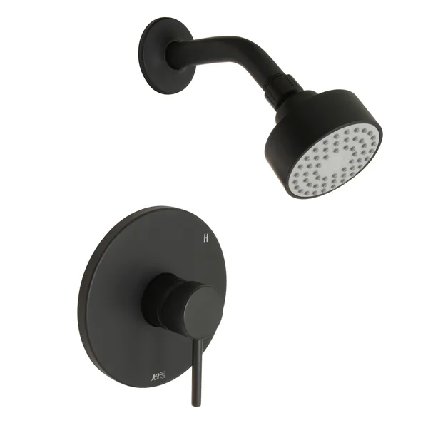 Euro Shower Trim Package - Matte Black