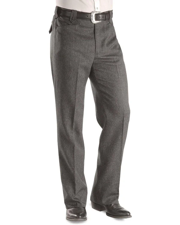 Circle S Pants Mens Western Heather Dress Ranch Polyester CP4776