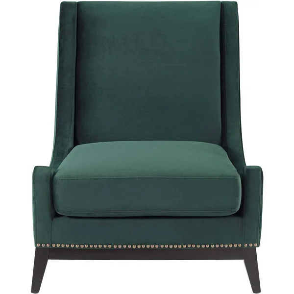 Modway Confident Accent Upholstered Performance Velvet Lounge Chair - Gray