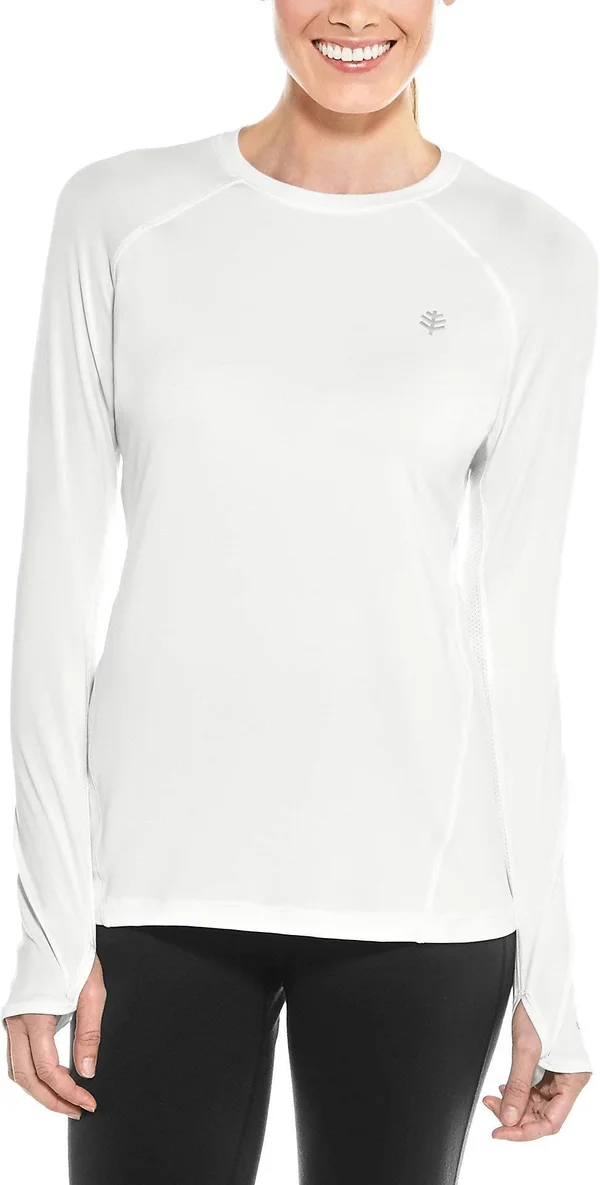 Coolibar UPF 50+ Women's Devi Long Sleeve Fitness T-Shirt - Sun Protective
