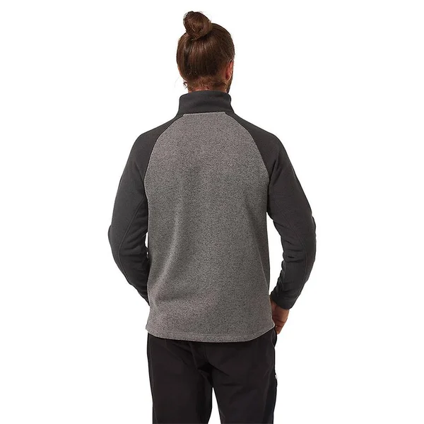 Craghoppers Mens Barker Half Zip Quarry Grey Marl