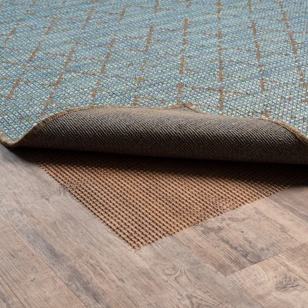 Oriental Weavers Heritage 8124N - 2& 7x22 x 9& 4x22 Runner - Charcoal, Blue Area Rug