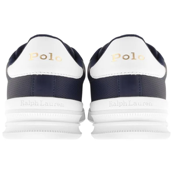 Ralph Lauren Heritage Court Trainers Navy