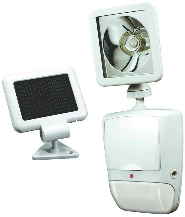 Heathco Hz-7101-wh White Solar Motion Flood Light