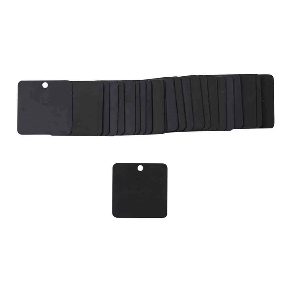 Brady, 87637, 2x22 x 2x22 Aluminum Blank Valve Tag, Black