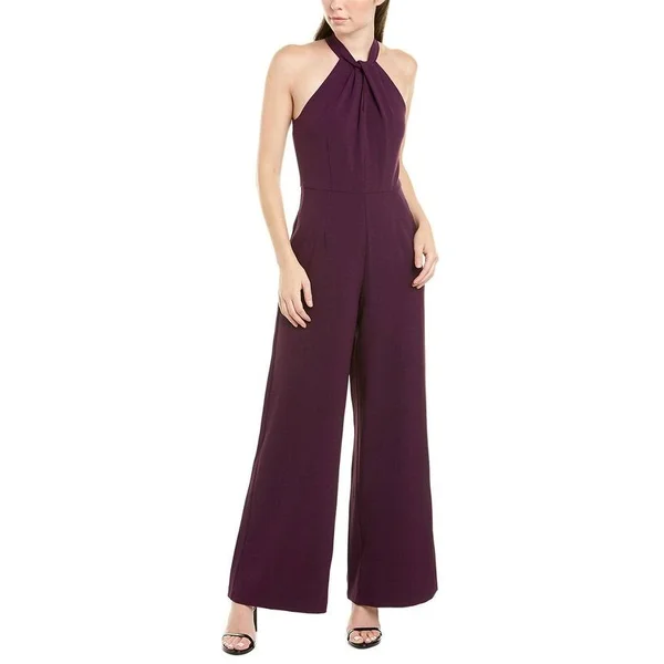 Julia Jordan Jumpsuit (4) - Women's, Purple(polyester)