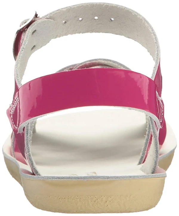 Salt Water Sandals by Hoy Shoe Sun-San Swimmer - Shiny Fuchsia, 6 M US Toddler