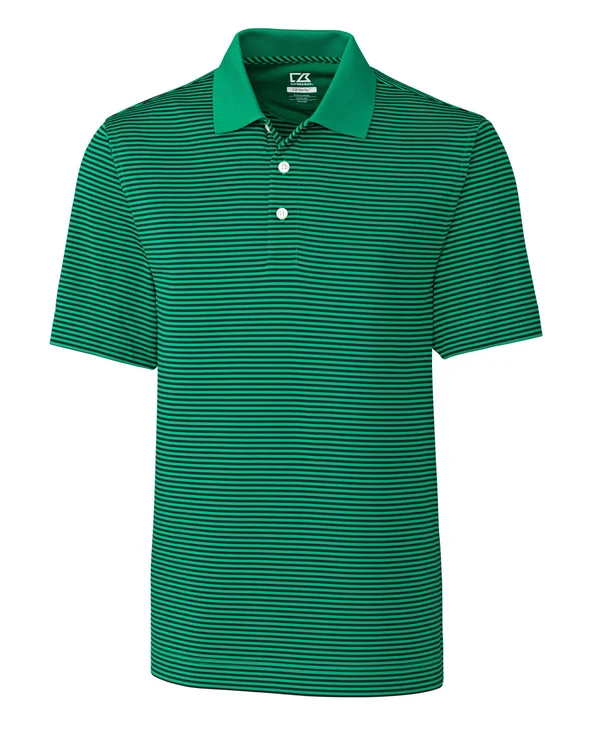 Cutter & Buck DryTec Trevor Stripe Polo, Men's, Size: Large, Black