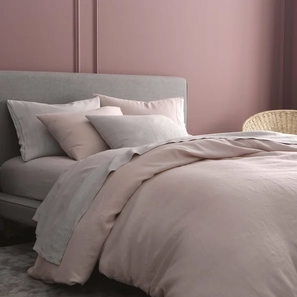 French Linen Sheet Set - Dove - Sijo - King