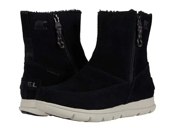 Sorel Explorer Zip Boot - Women's Black - 8.5
