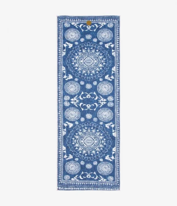 Manduka Yogitoes Yoga Mat Towel, Green