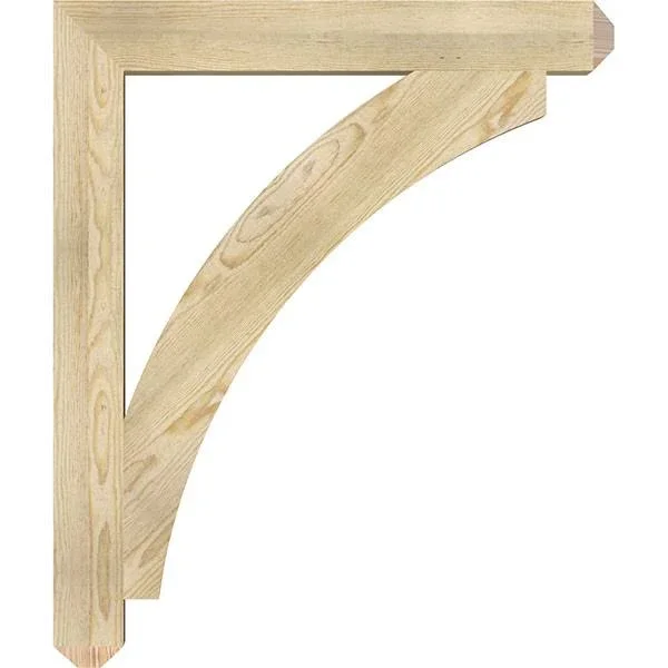 4x22W x 32x22D x 38x22H Thorton Craftsman Rough Sawn BRACKET - Douglas Fir