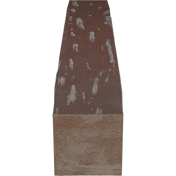 Ekena Millwork MANUPC08X12X36AE 8x22H x 12x22D x 36x22W Pecky Cypress Faux Wood Fireplace Mantel, Aged Pecan