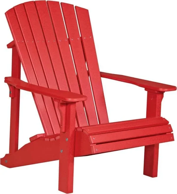 LuxCraft Recycled Plastic Deluxe Adirondack Chair