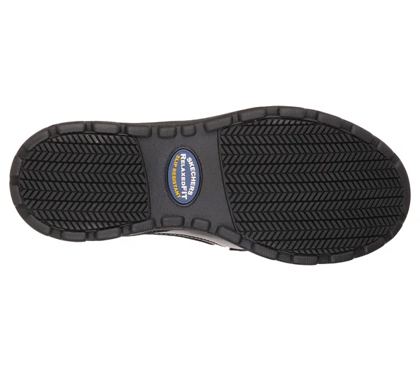 Skechers Men's Work Relaxed Fit Hobbes SR - Black