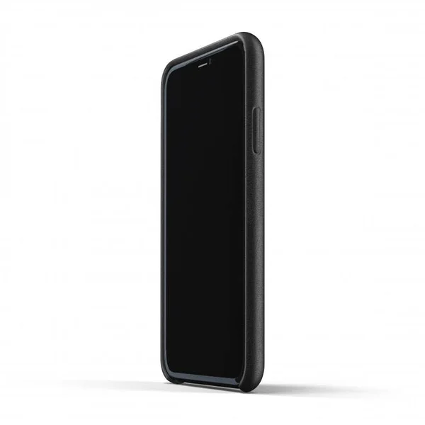 Mujjo Full Leather Wallet Case for iPhone 11 Black