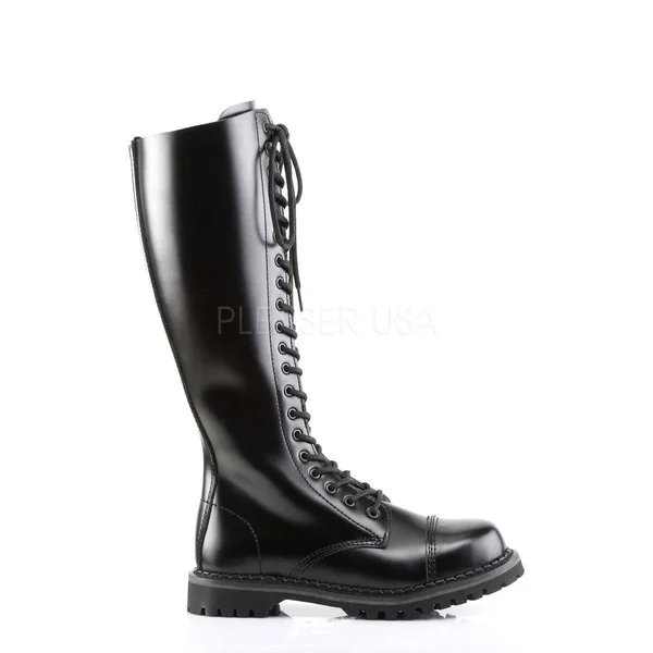 Demonia - Rocky-20 4 - Black Leather