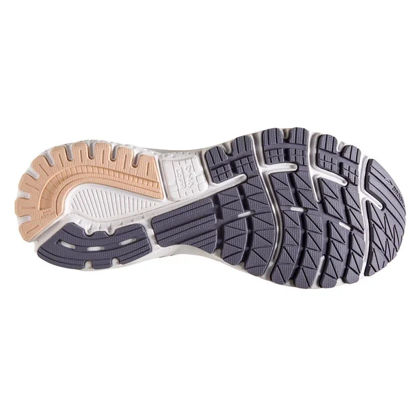 Brooks Women's Adrenaline GTS 20 - Grey - Pale Peach - White - 5 - 2A