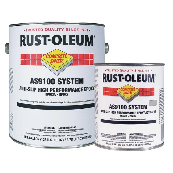 Rust-Oleum AS9186425 Anti-Slip Floor Paint - 1 gal, Navy Gray