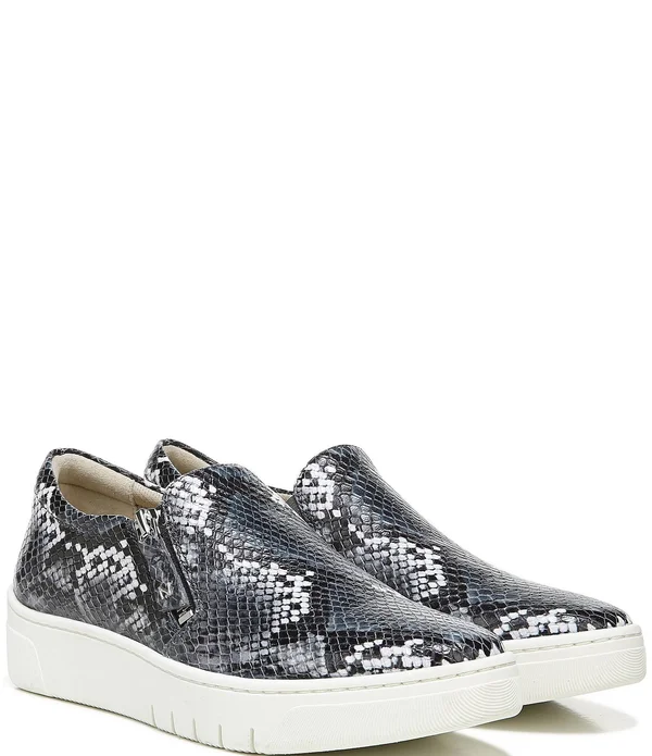 Naturalizer Hawthorn Sneakers - Blue Grey Snake Leather
