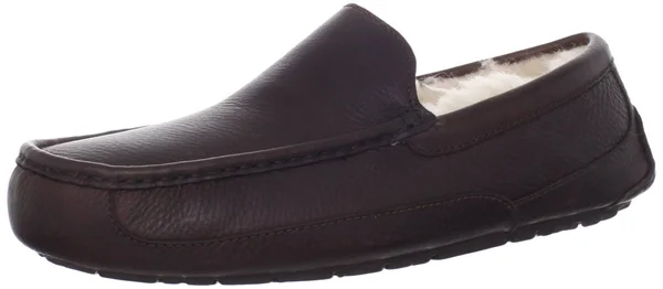 UGG Men's Ascot Leather Slipper In China Tea - 12M