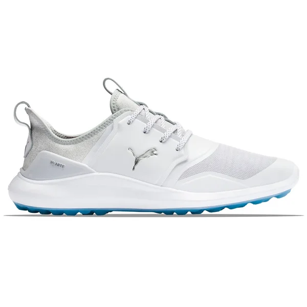 Puma Ignite NXT Golf Shoes, Lace Silver/White Men's Size 12