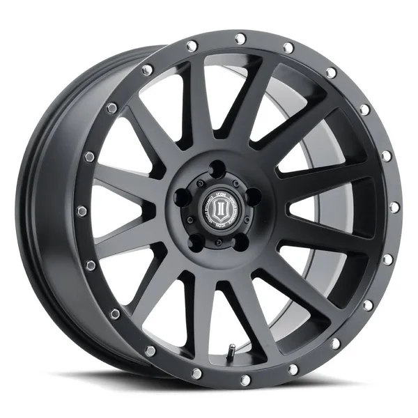 Icon 2020105547SB - Compression 20x10 5x150 -19mm Offset 4.75in BS 110.10mm Bore Satin Black Wheel
