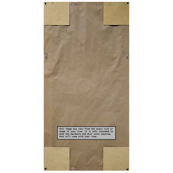 Amanti Art Peak Polished Nickel Framed Floor Leaner Mirror in Silver