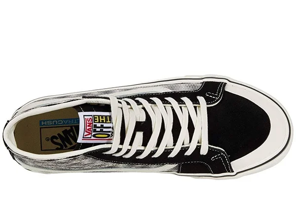 Vans Hemp Blur Checker Sk8-Hi 138 Decon SF (Black/Marshmallow) 9.5