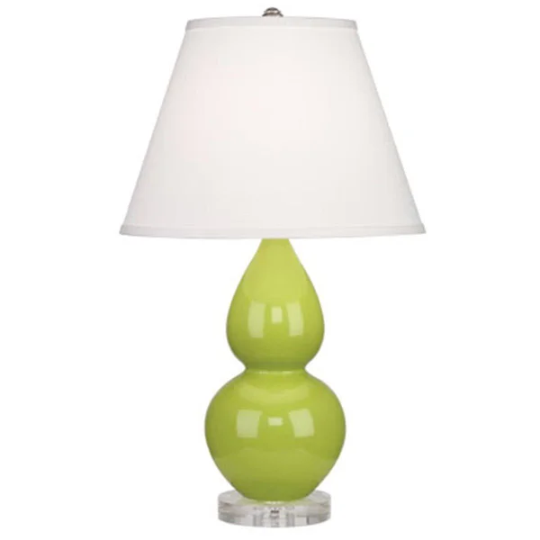 Robert Abbey Small Double Gourd Table Lamp - Peacock