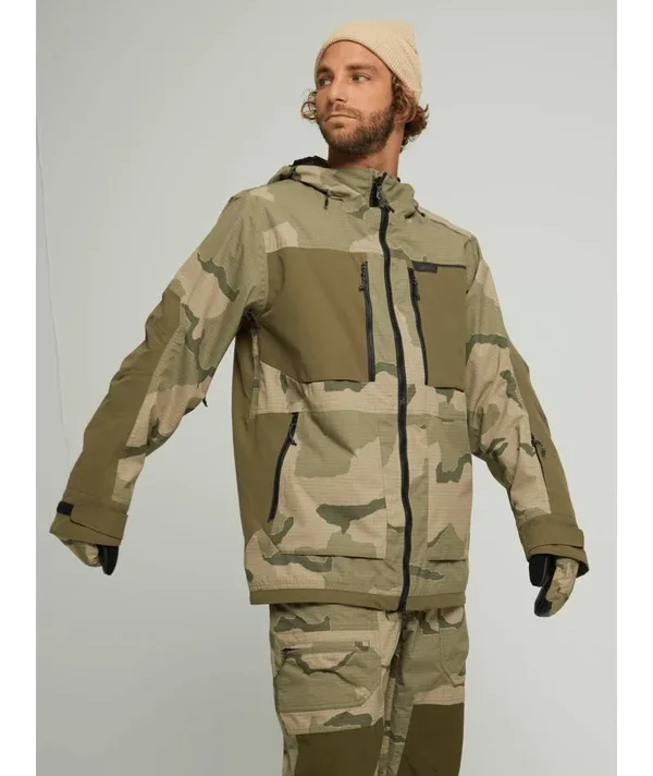 Burton Frostner Jacket - Men's Barren Camo/Keef - XL