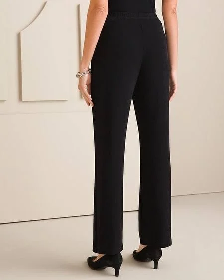 Women's Travelers Classic No Tummy Pants - Black, Size Xs Regular by Chico&s