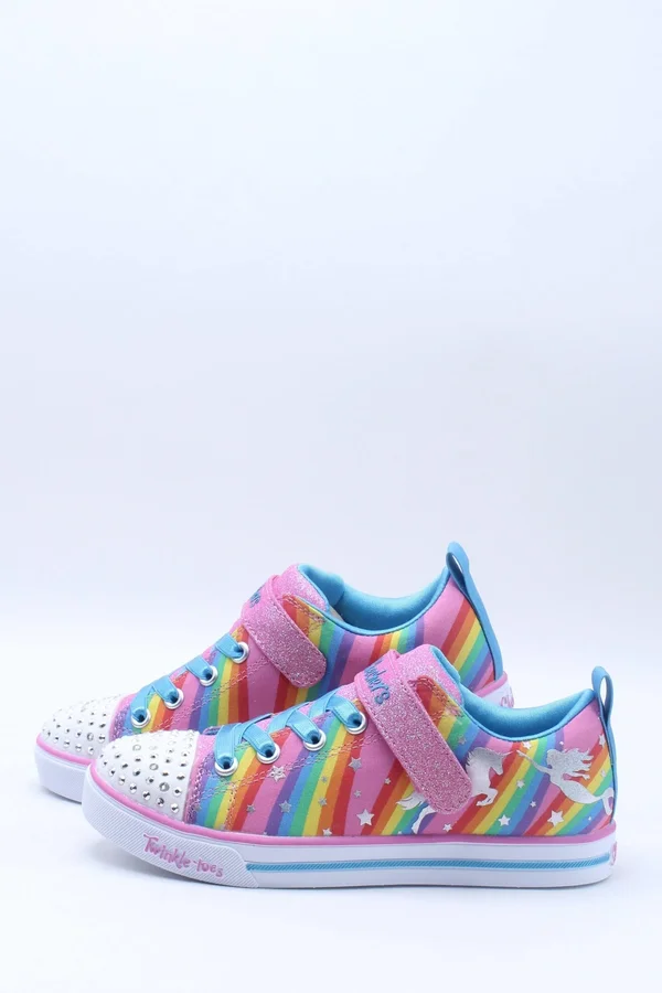 Skechers Kids& Sparkle Lite-Magical Rainbows Sneaker