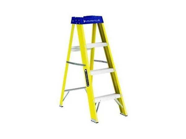 Louisville Ladder FS2004 Fiberglass Step Ladder - 4-Feet/250lb