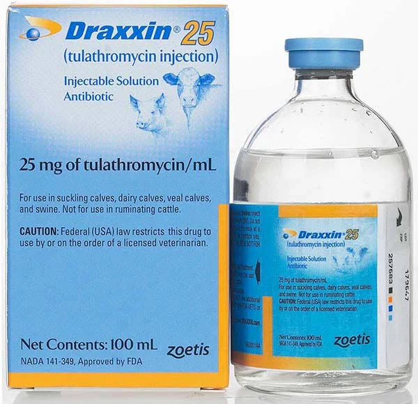 Draxxin 25 Solution by Zoetis Animal Health - 100 ml