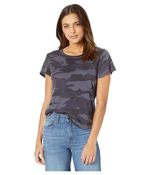 Splendid Women's Camo Abbie Crew Tee