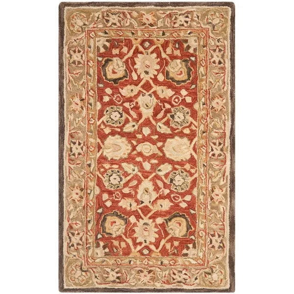 Safavieh Anatolia Brown/Green Area Rug; 8& x 10&