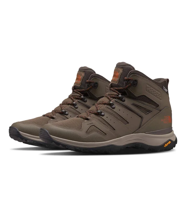 The North Face Hedgehog Fastpack II Mid Waterproof Hiking Boot - Men's Bipartisan Brown/Coffee Brown - 10.5