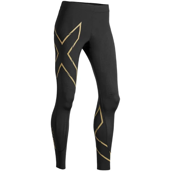2XU Women's MCS Run Compression Tights Large Black/Gold