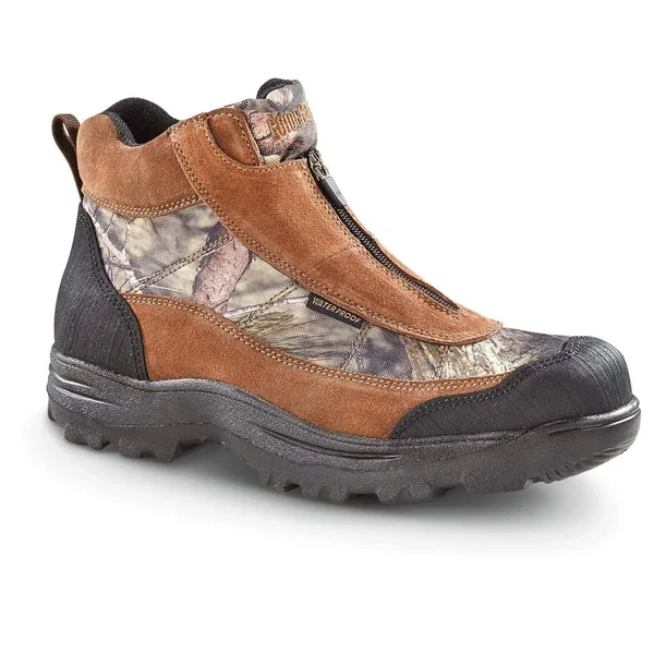 Guide Gear Men's Silvercliff II Insulated Waterproof Boots 400-gram, Size: 10D, Mossy Oak Break-Up Country