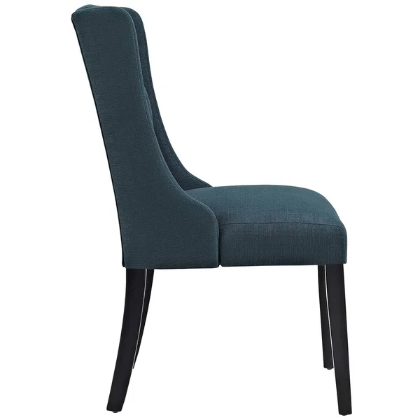 Modway Baronet Fabric Upholstered Dining Side Chair - Azure