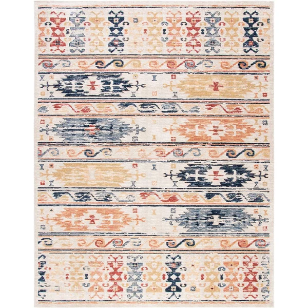 Safavieh Charleston CHL421A Ivory - Rust Area Rug